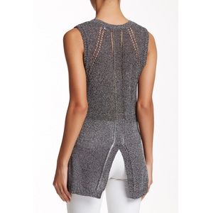 Cullen Pointelle Sleeveless Knit Tank